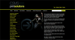 Desktop Screenshot of csmsprint.co.uk